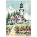(image for) Gold Petites Scenic Lighthouse Counted Cross Stitch Kit